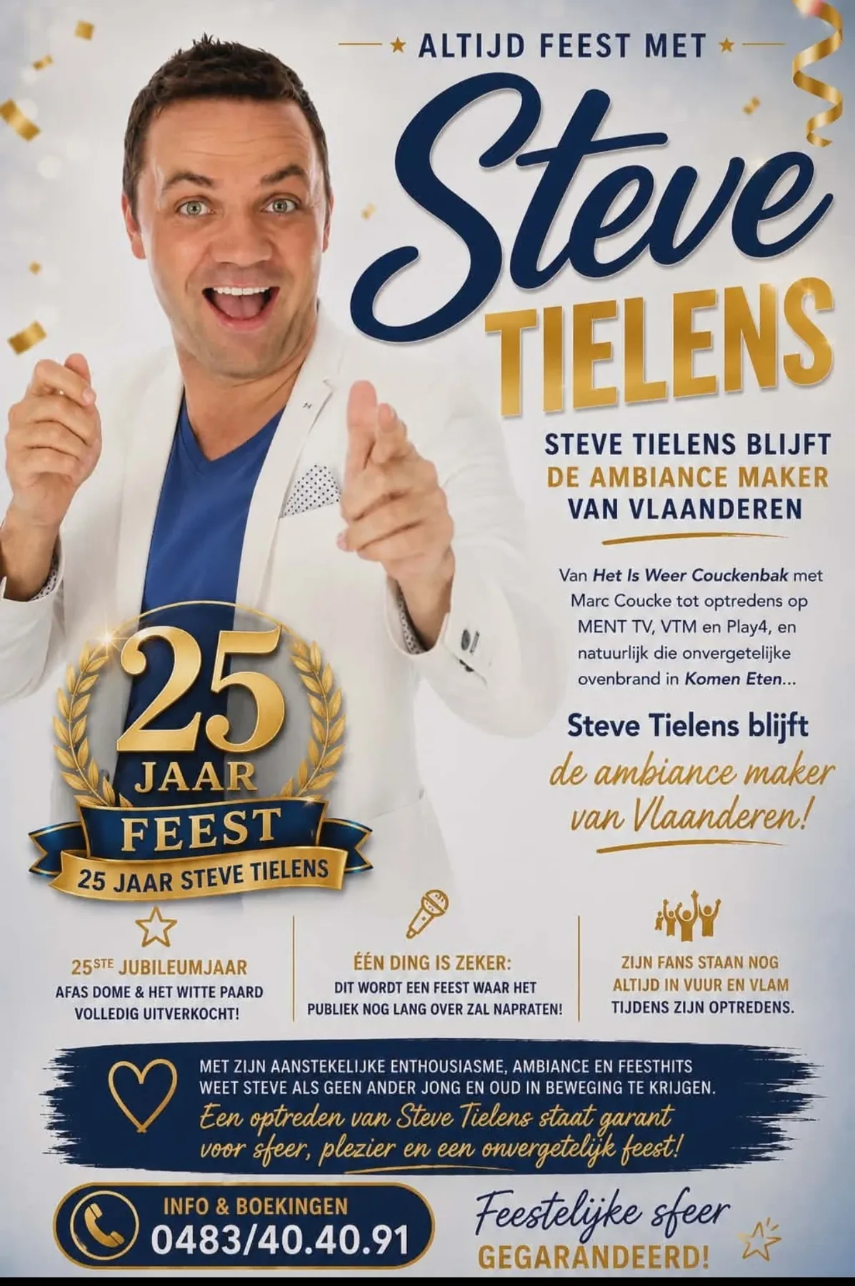 Altijd feest met Steve Tielens